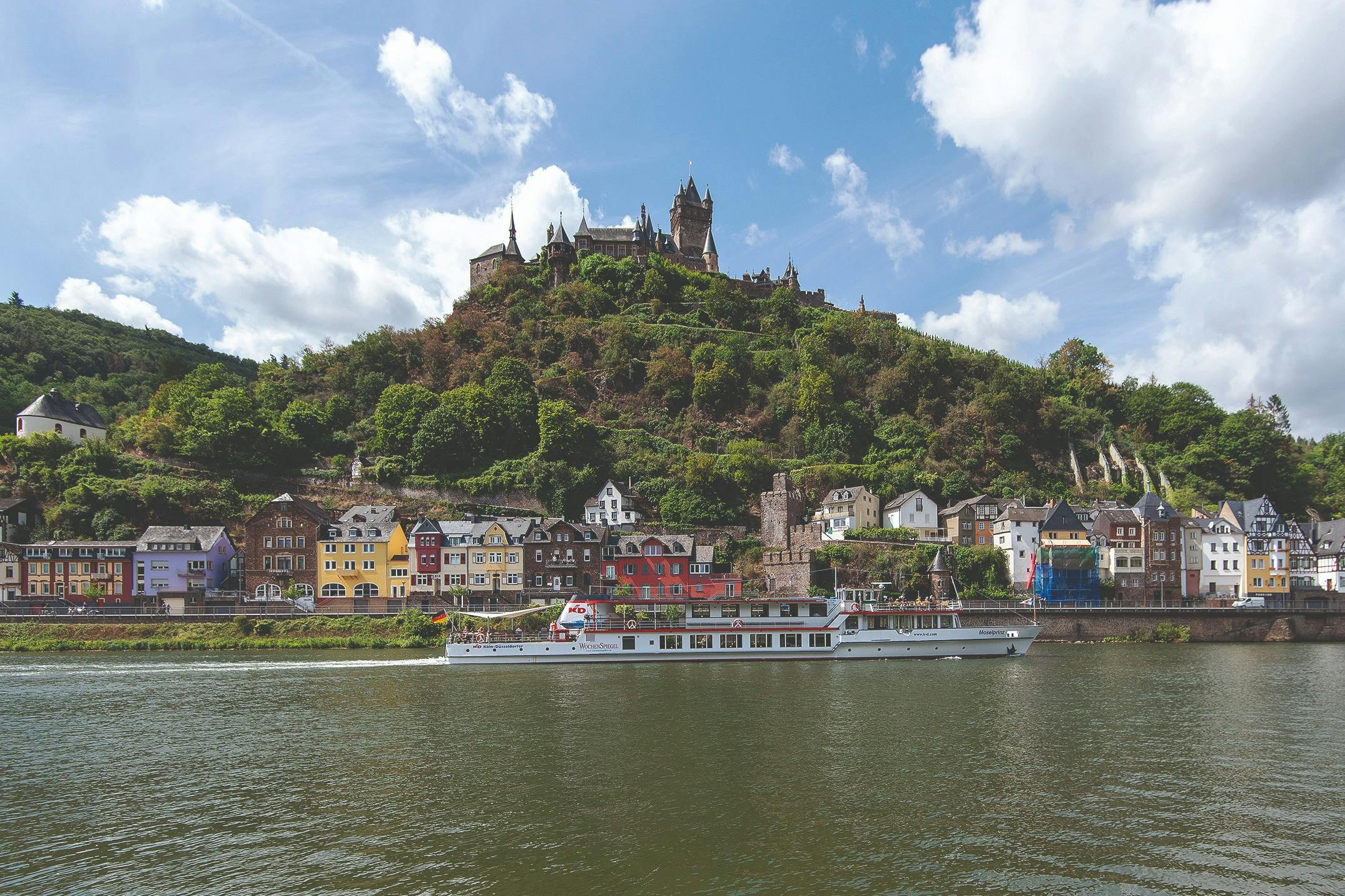 Panorama over Cochem River Cruise