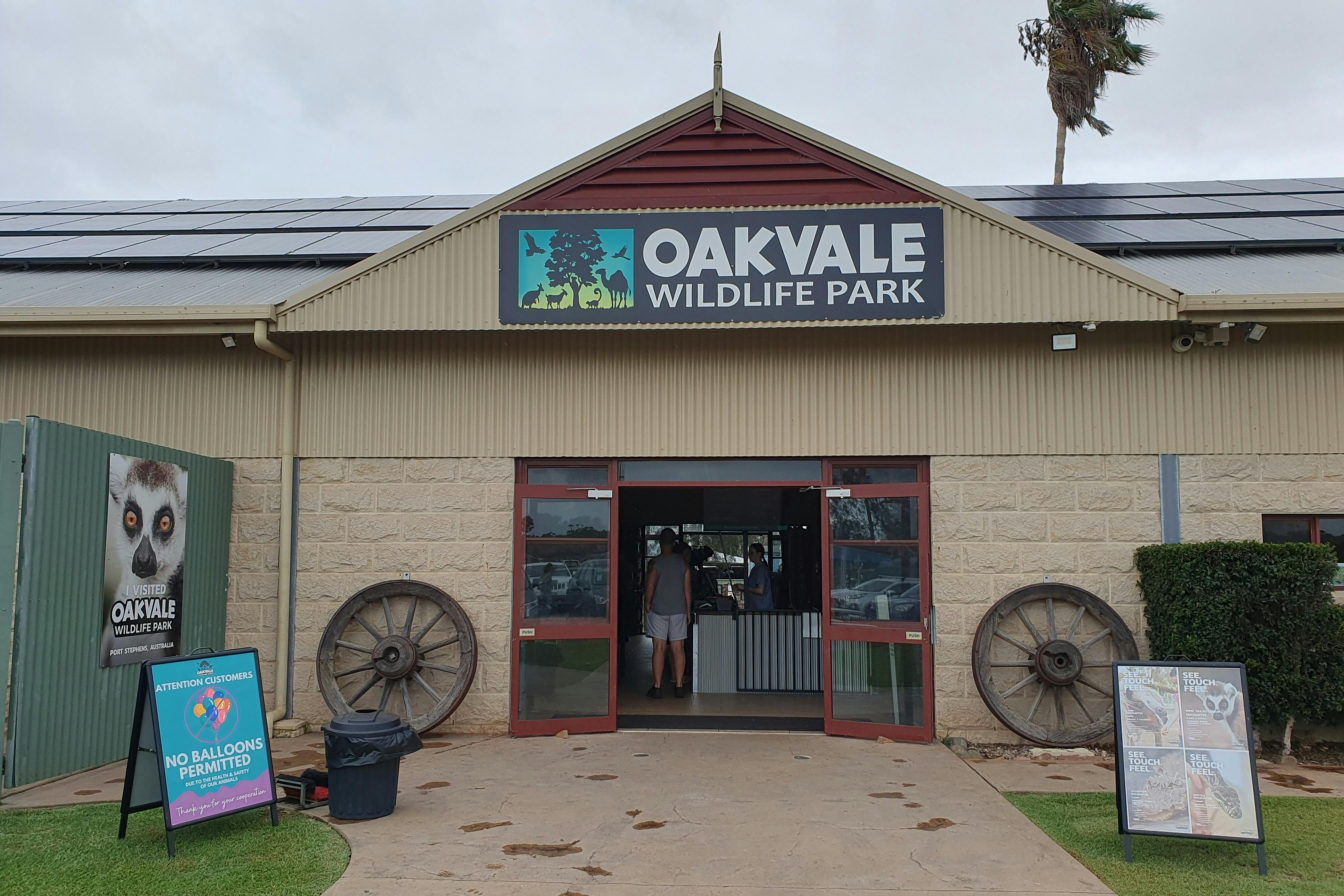Entrance into Oakvale Wildlife Park