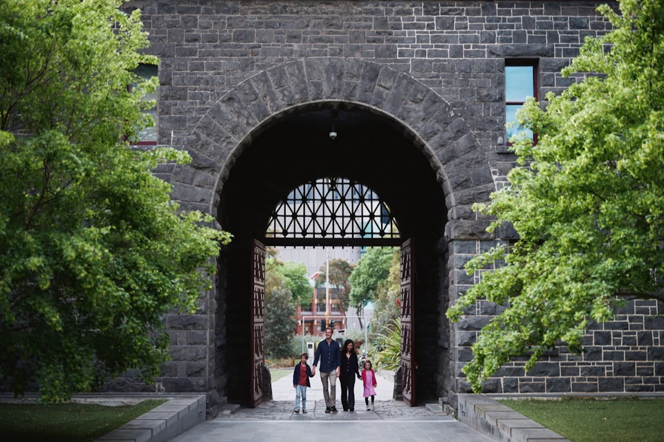 The Exterior of Old Melbourne Gaol