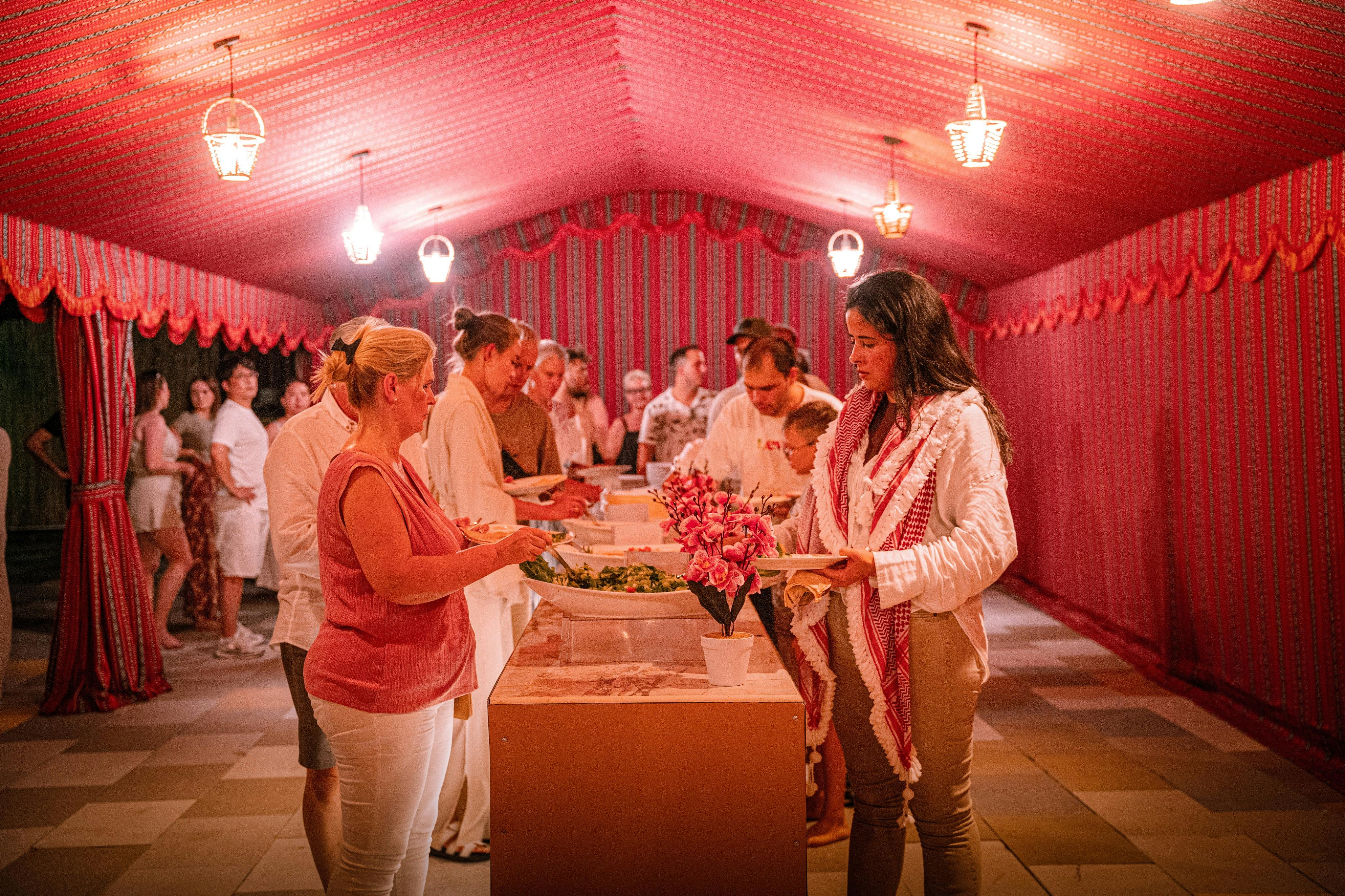 BBQ Buffet Dinner counter