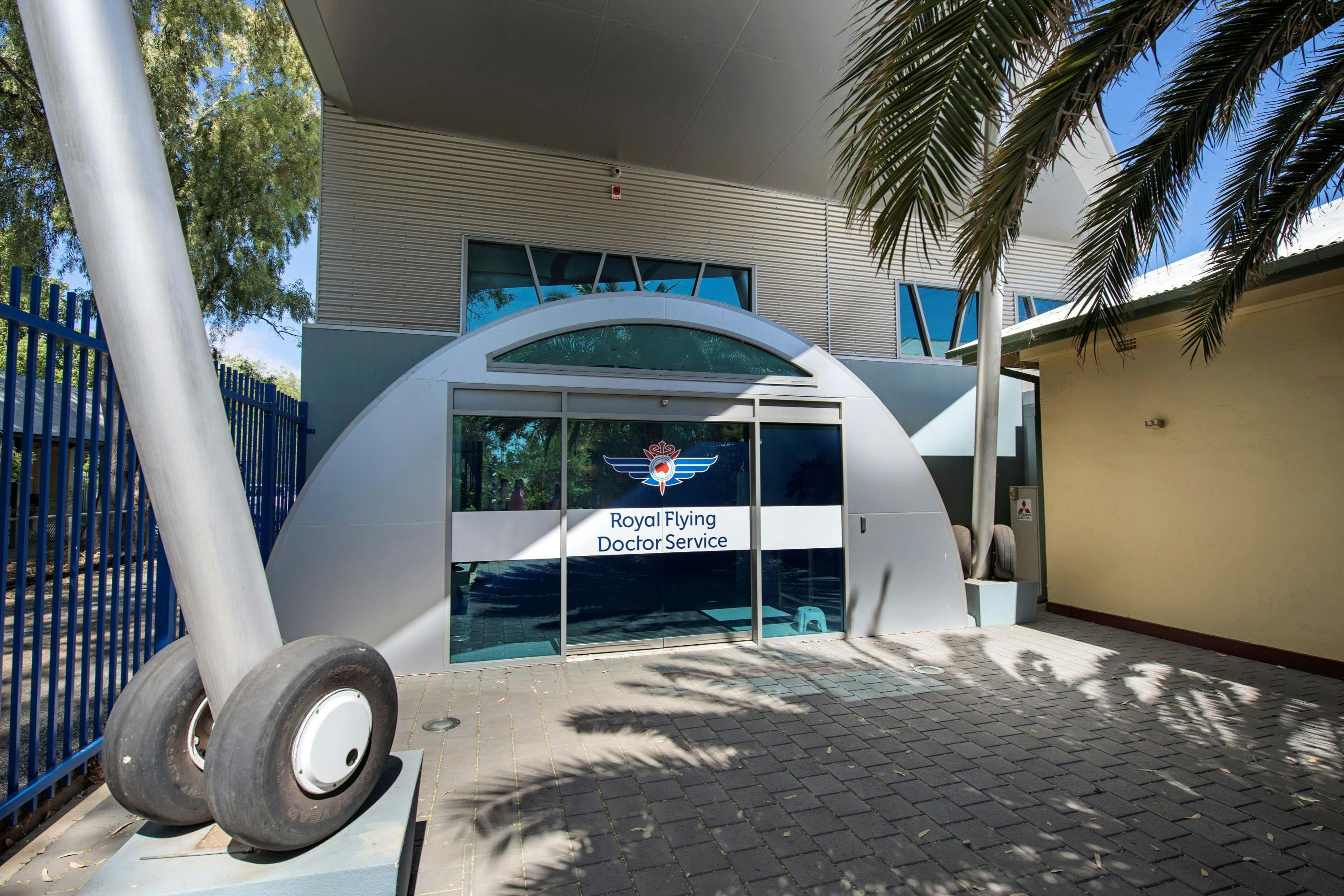 Touristation des Royal Flying Doctor Service in Alice Springs