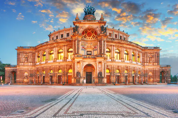 Semperoper & Centre-ville de Dresde : visite guidée en allemand