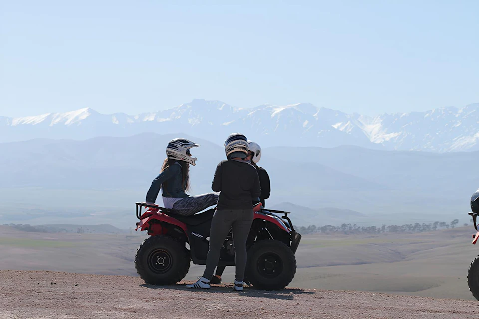 Quad biking and Agafay desert