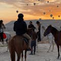 Jazda konna o zachodzie słońca w Kapadocji