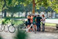 Fahrradgruppe in Verona mit Führung