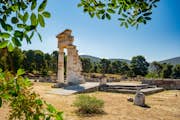 Apollónův chrám ve starověkém Epidauru