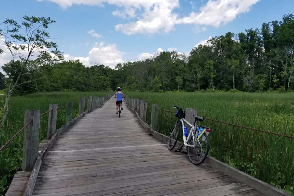A rider on their way to Mount Vernon