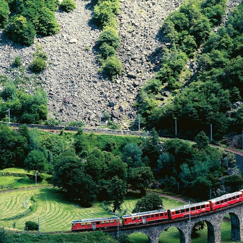 Bernina Express: Roundtrip from Milan