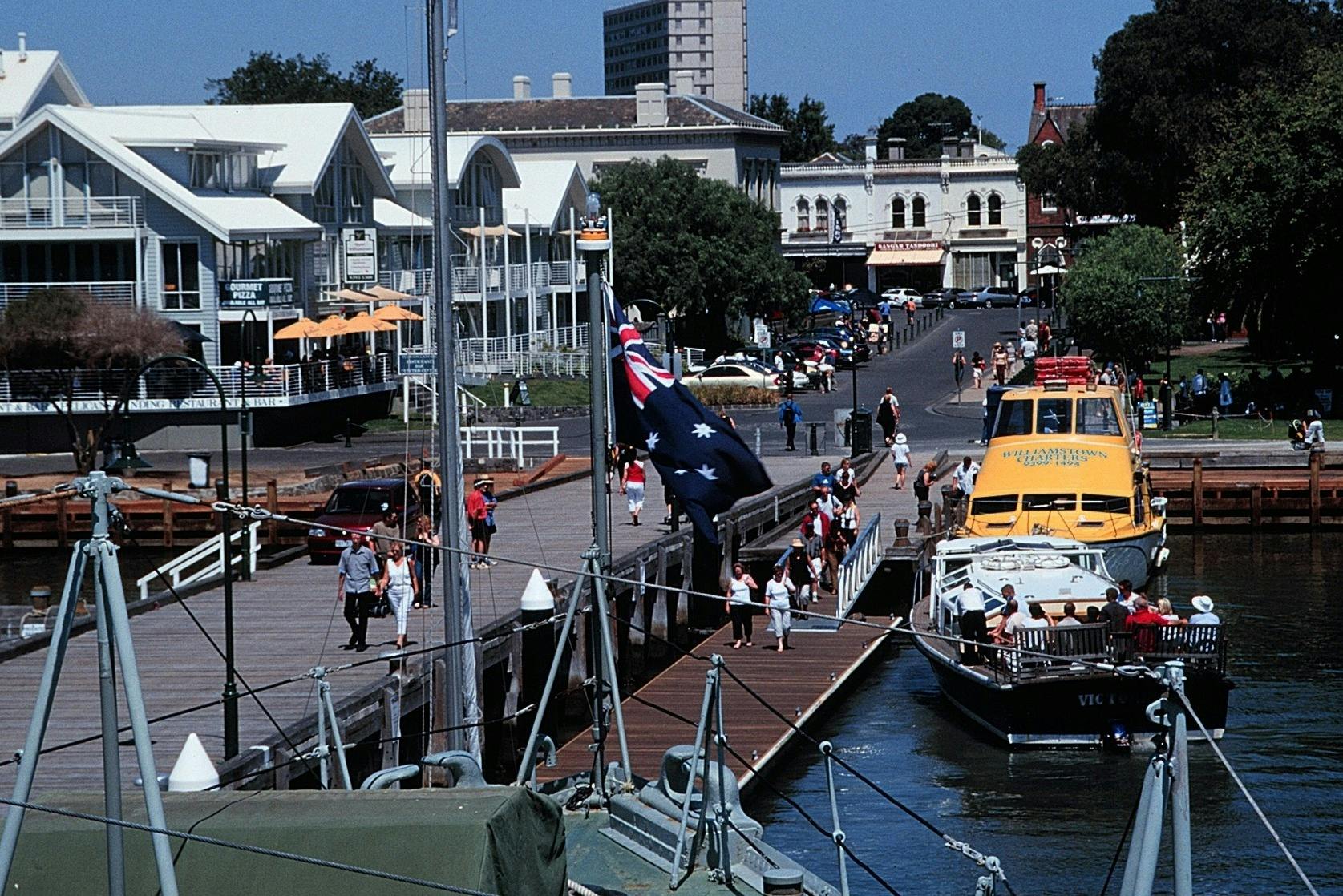 Trajekt z Williamtownu do Melbourne