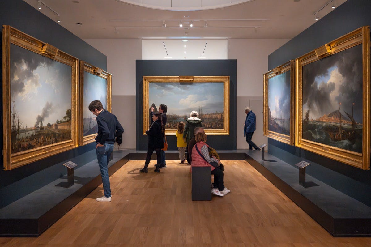 Views of French ports by Vernet