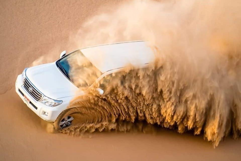 Dune bashing