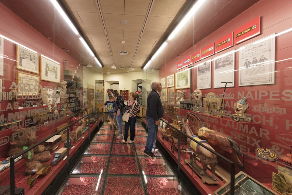 Visitors in the museum