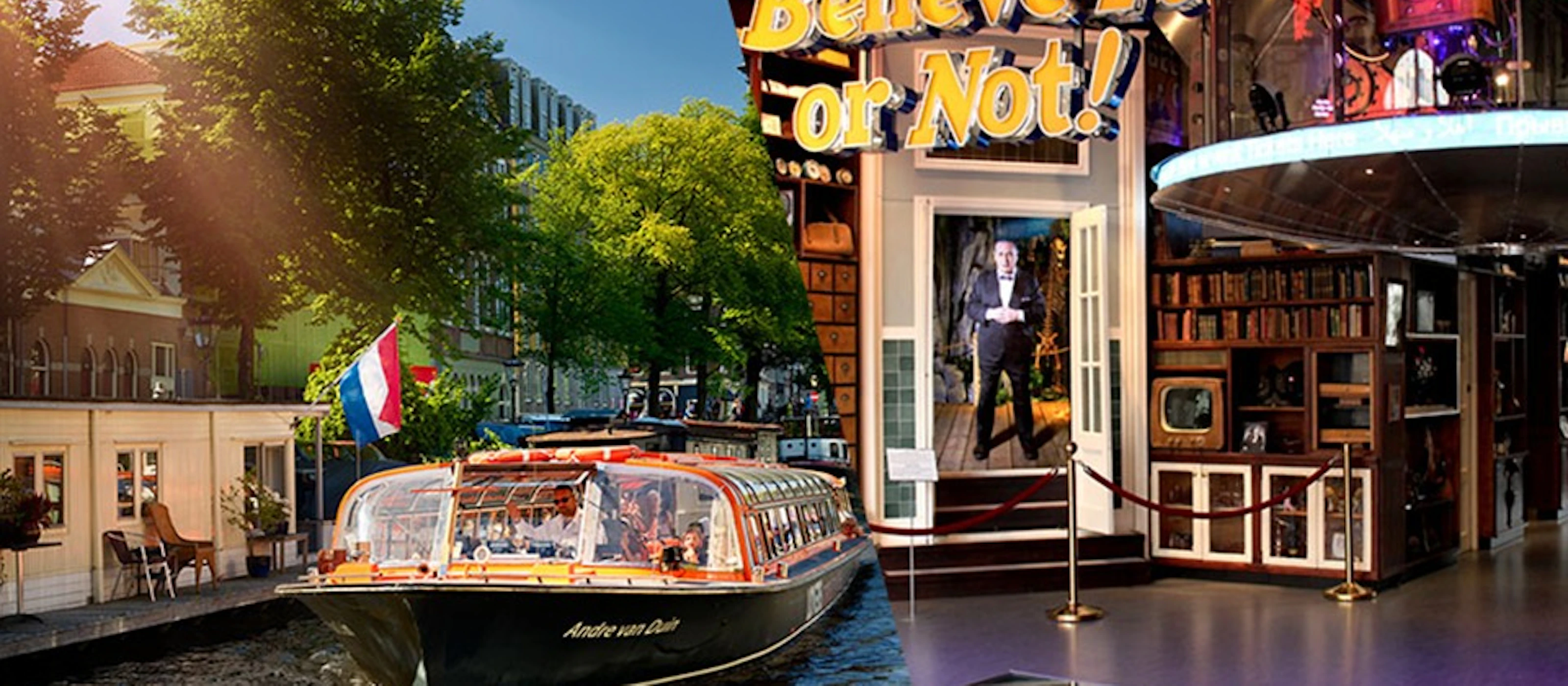Amsterdam: Ripley's Geloof het of niet + Rondvaart door de grachten