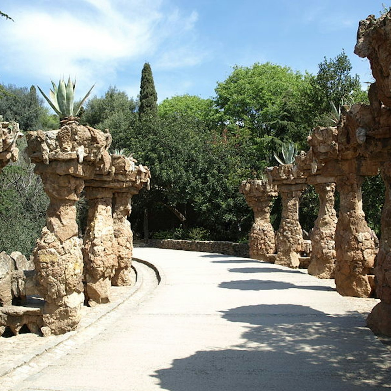 Parque Güell - Acomodações em Barcelona