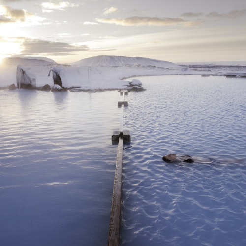 Baños termales de Mývatn: Entrada