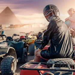 Pyramids of Giza: Guided Tour + Quad or Camel Ride + Transfers