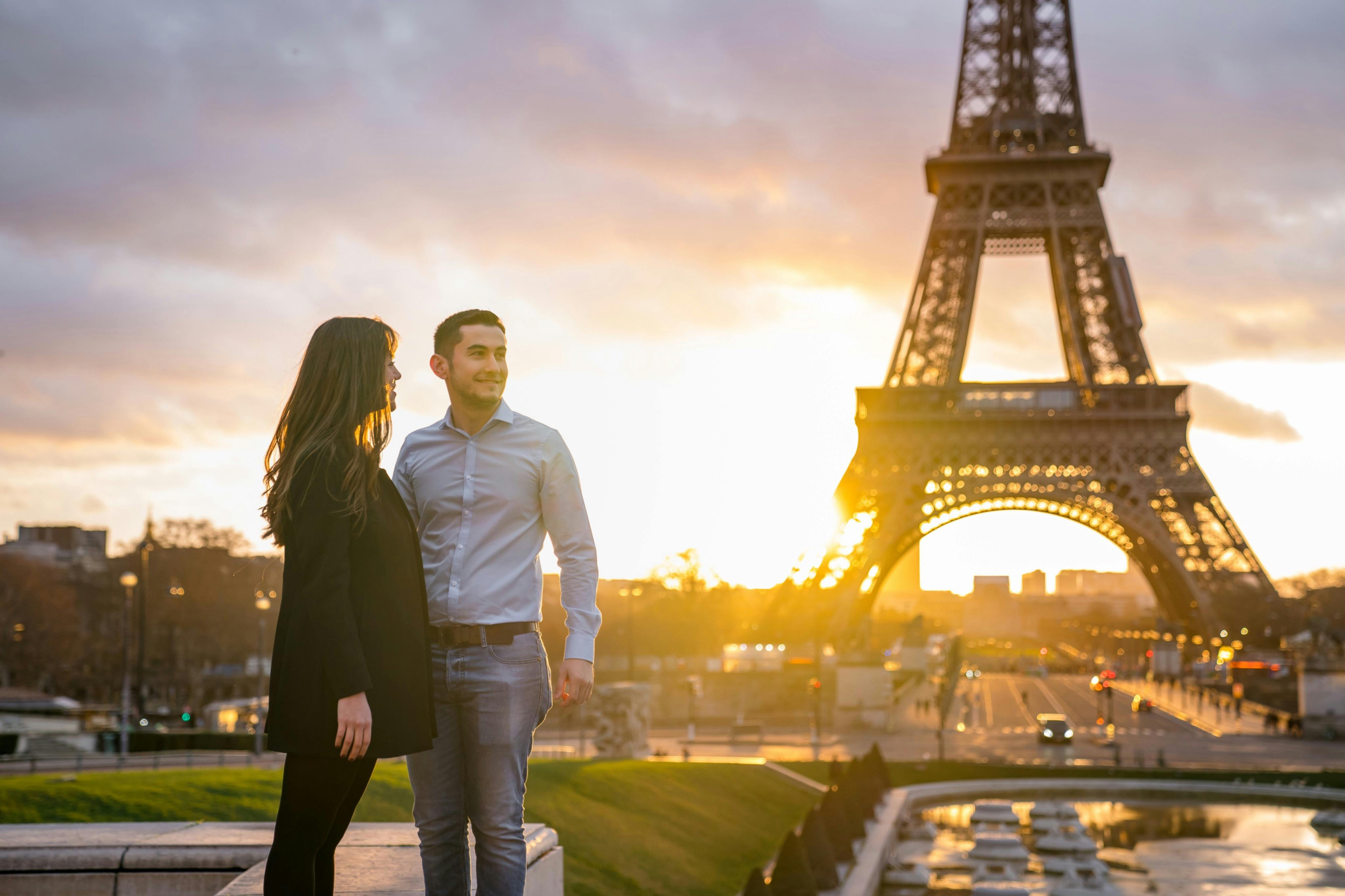Eiffel Tower as seen from Place du Trocadero