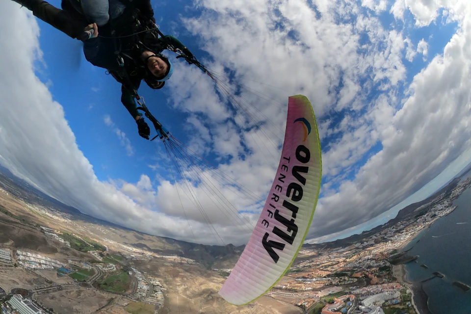 Acrobacias en Parapente en Tenerife