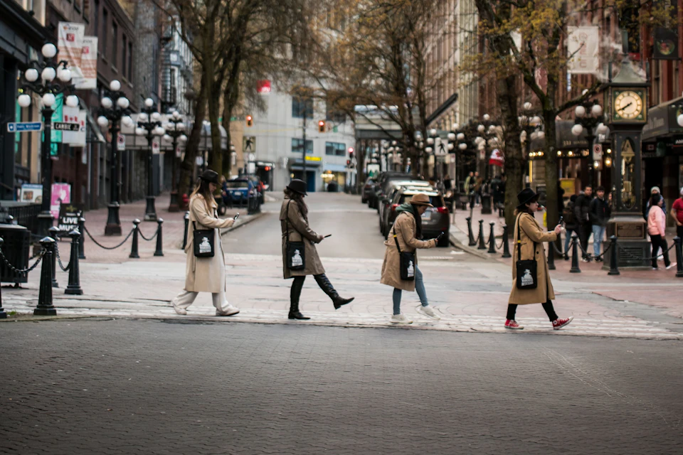 Crossing the Street Beatles- I mean Detective style