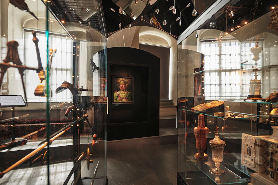 Permanent exhibition on the ground floor. Painting of Vertumnus.