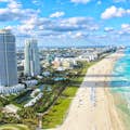 Аэрофотоснимок пляжа Майами