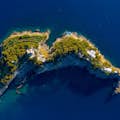 Los islotes Li Galli vistos desde arriba