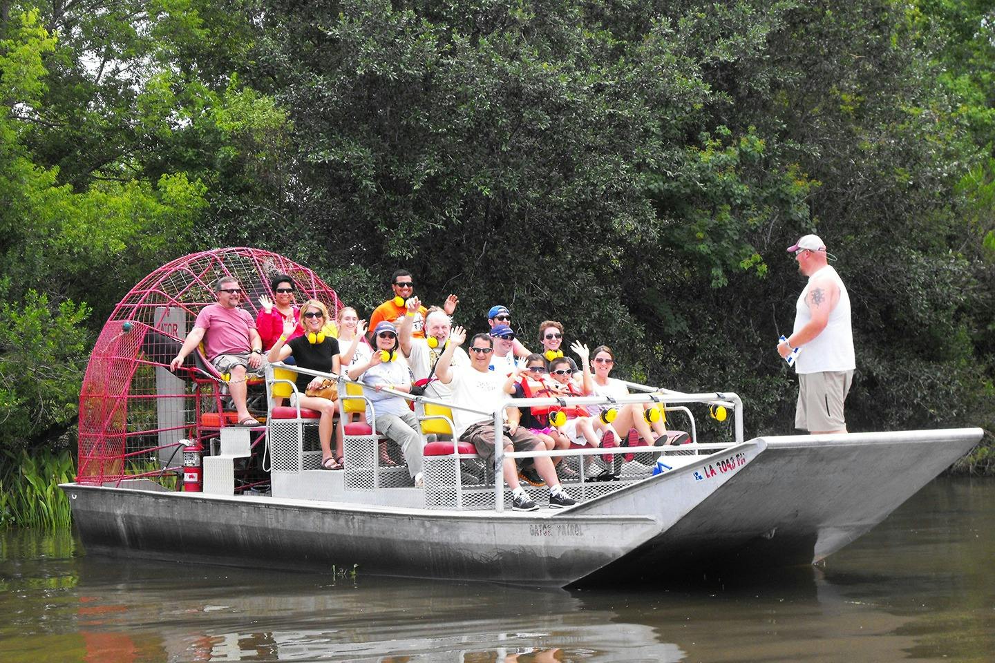 New Orleans: Swamp Guided Large Airboat Tour + Roundtrip Transport - Photo 3