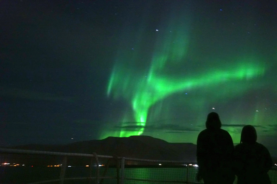 Northern Lights by Boat