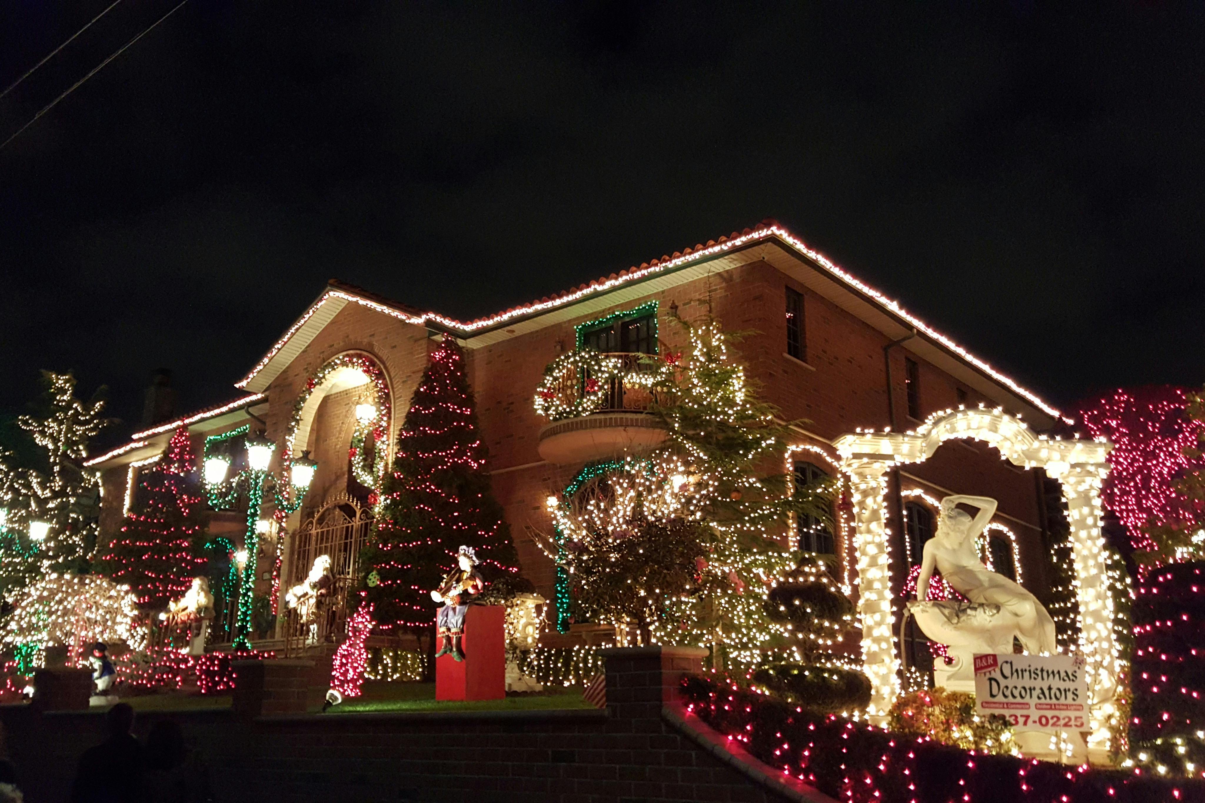 Χριστουγεννιάτικα φώτα Dyker Heights