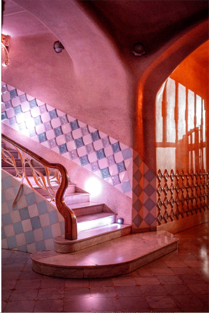 Casa Batlló: Standard-Abendkarte (blau) — 2