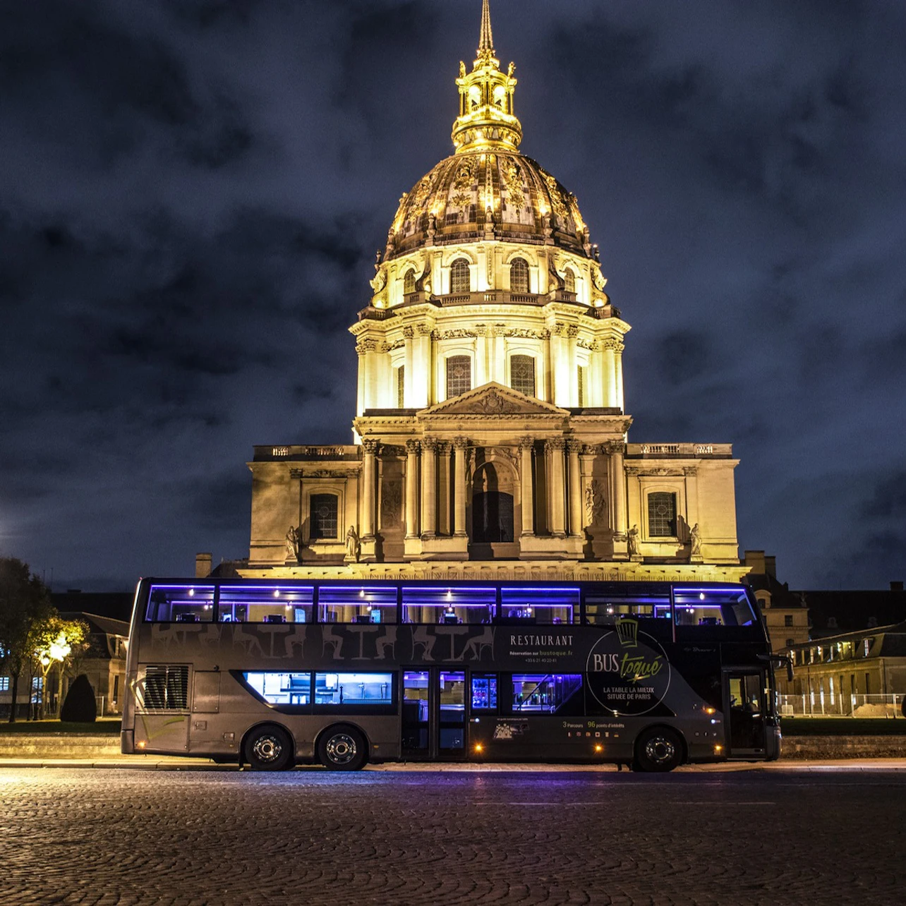 Bus Toqué Paris: 5-Course Dinner Tour