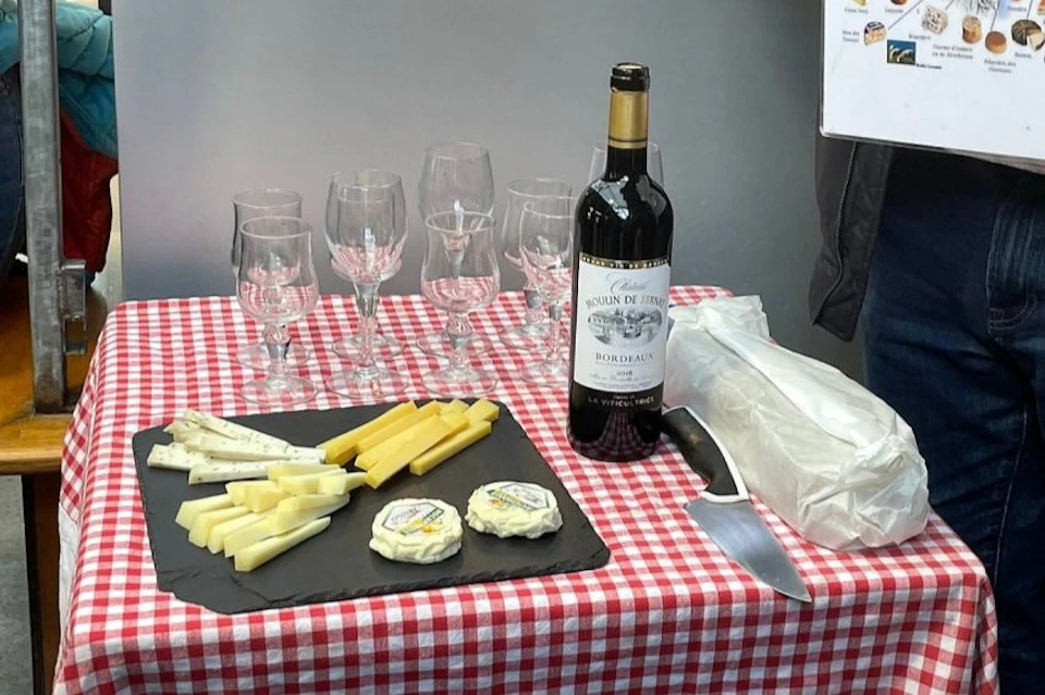 Wine and cheese
