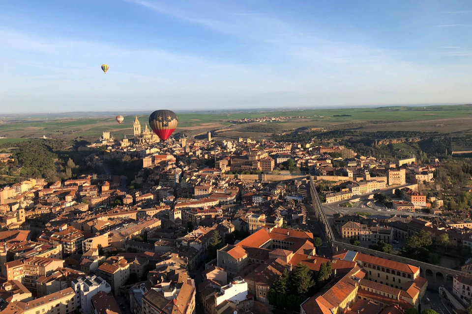 Hot Air Balloon over Segovia