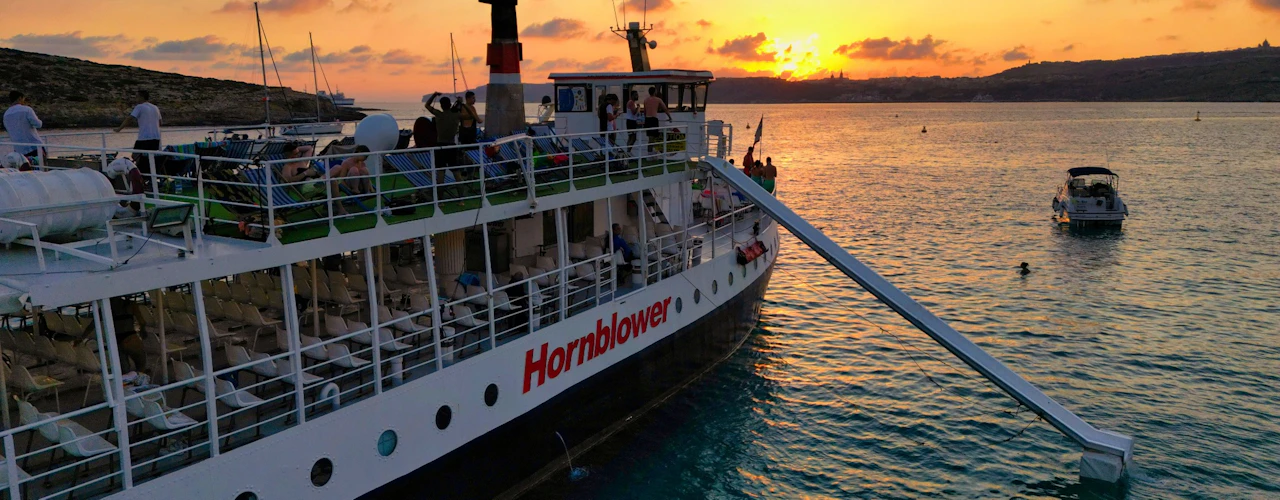 Laguna Blu: Tour in barca al tramonto