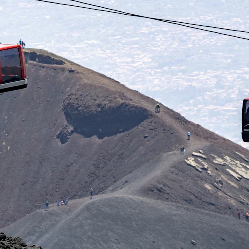Mount Etna: Cable Car Entry Ticket + 4x4 Bus Transfer - Photo 3