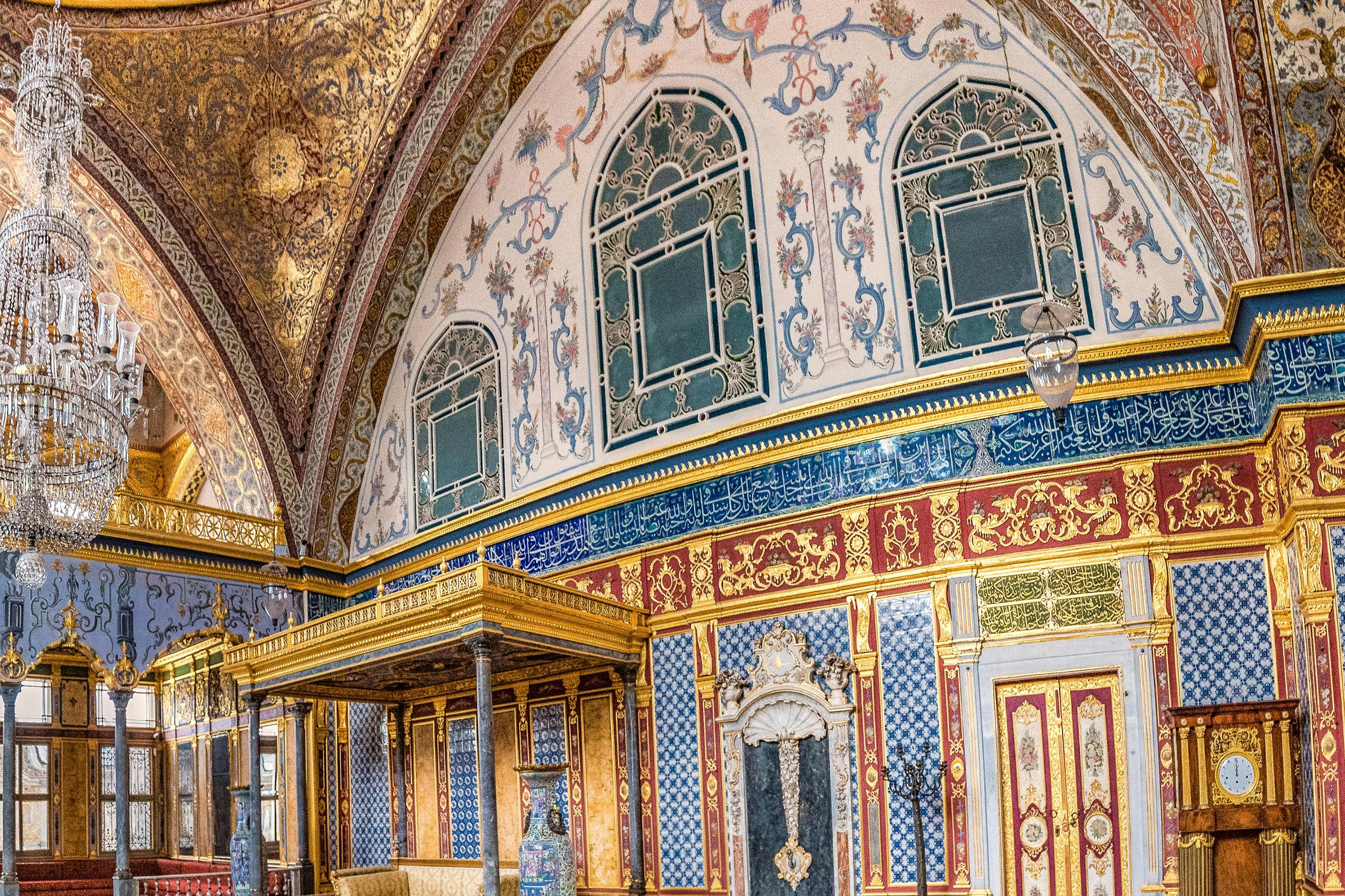 Interior of one of the buildings