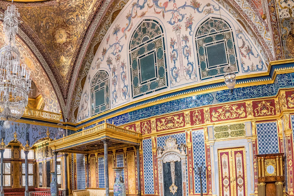 Interior of one of the buildings
