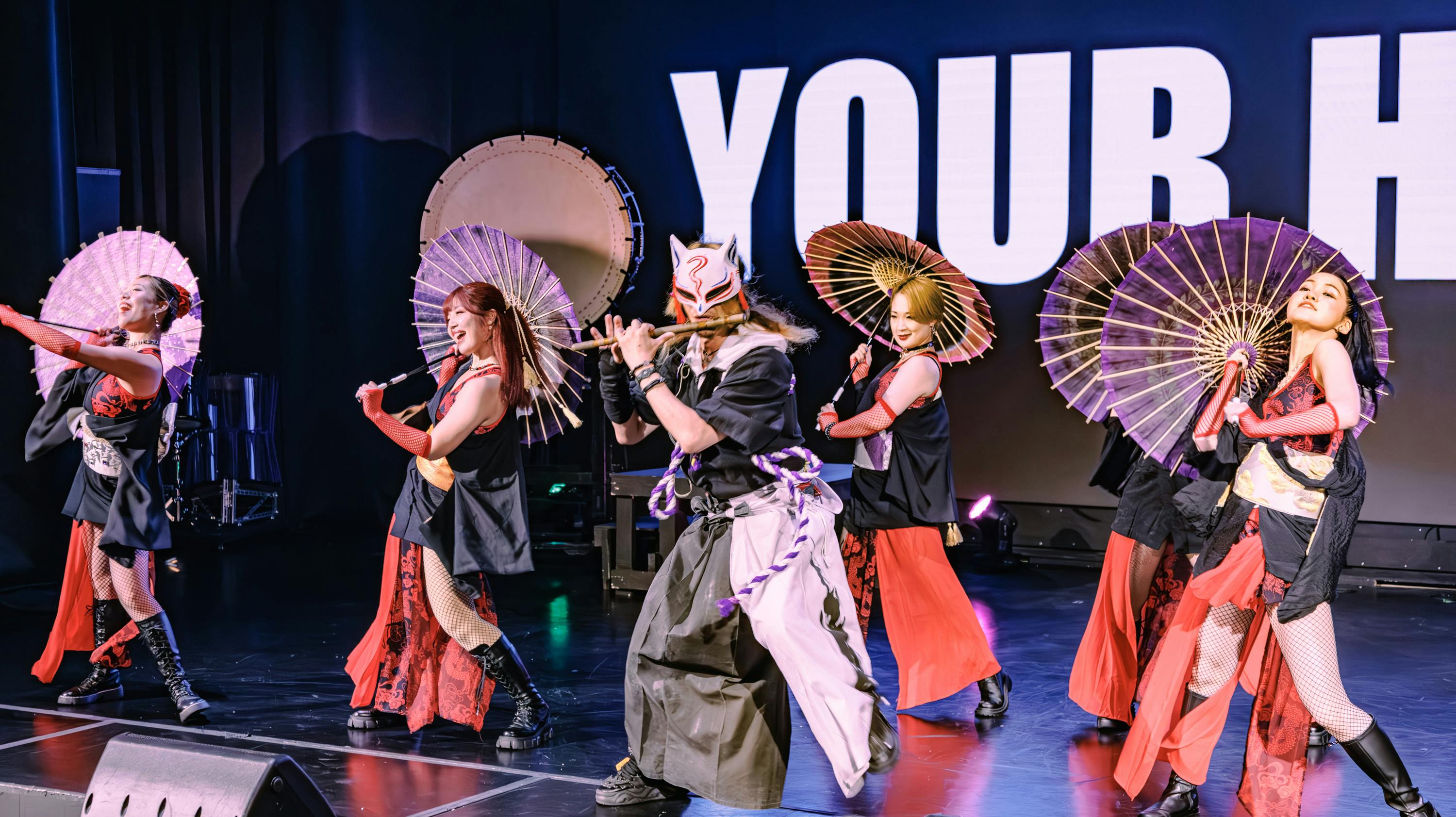 Osaka Night Fusion: Japanese Taiko Kabuki Samurai Dance Show Admission Ticket - Photo 8