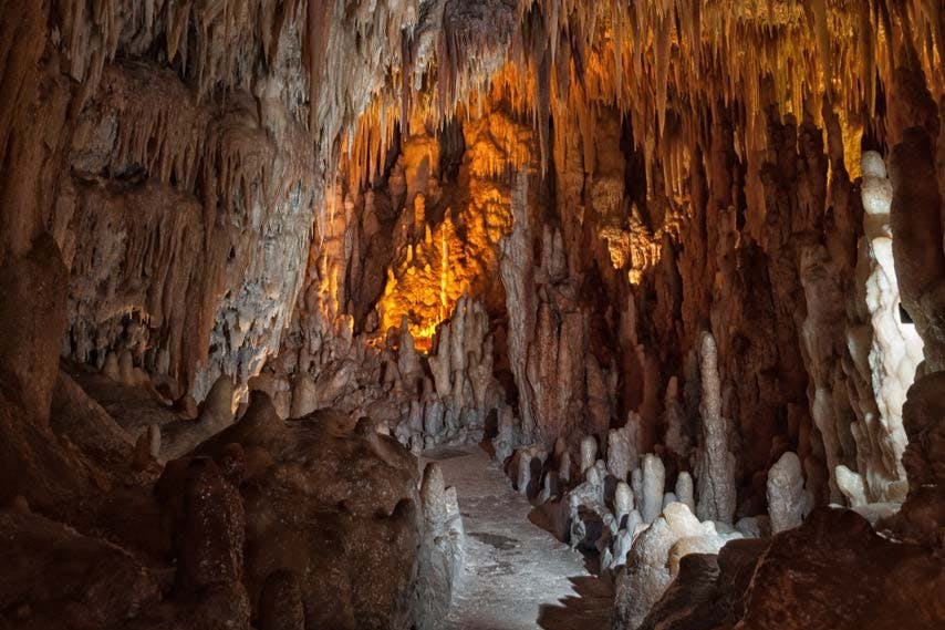 View of the Castellana Cave