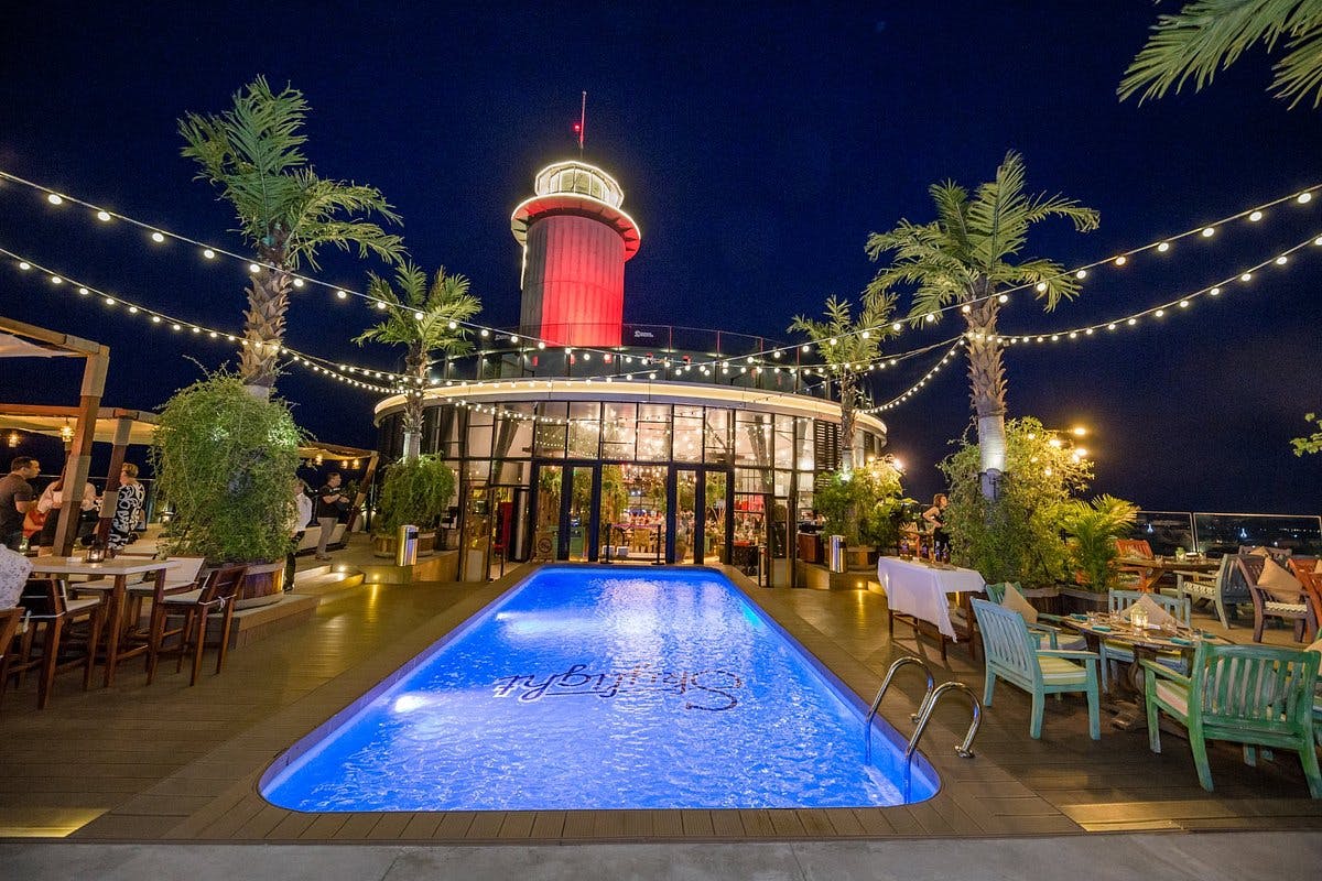 Skylight 360 Skydeck & Rooftop Beach Club Nha Trang: Admission + Signature Beverage + Snack