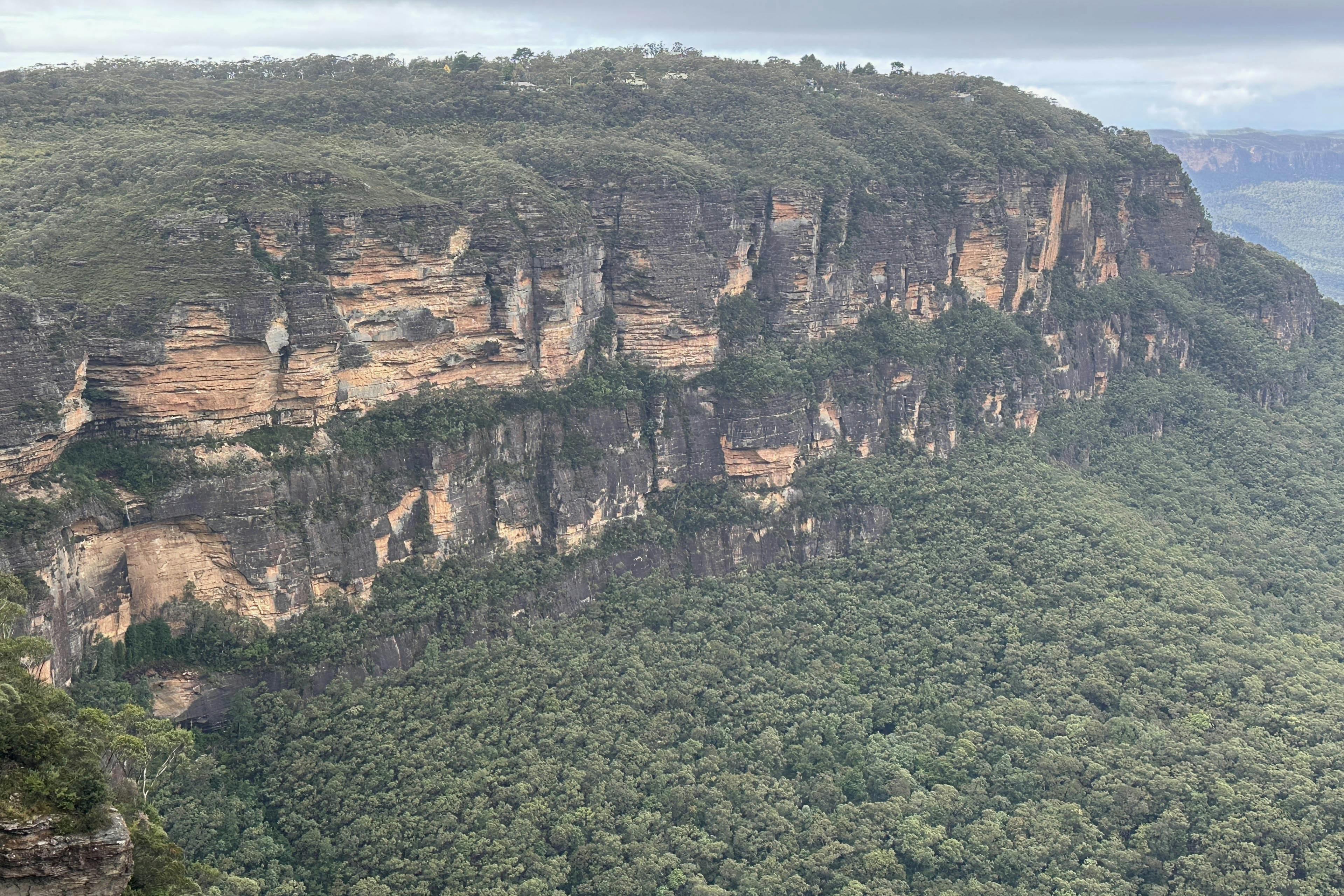 Genießen Sie die atemberaubende Aussicht auf die Blue Mountains