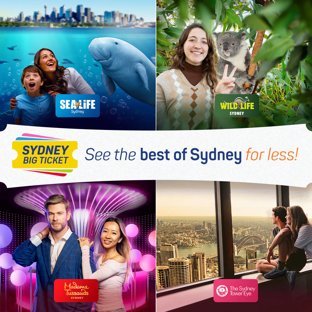 Sydney: Passe para várias atrações com 2, 3 ou 4 atrações
