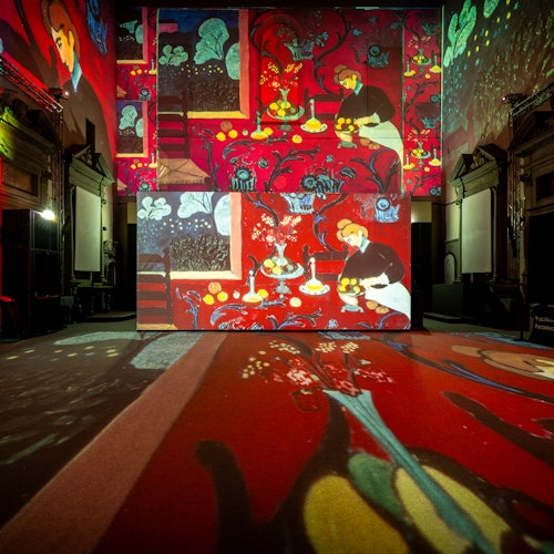 Art installation featuring Henri Matisse's