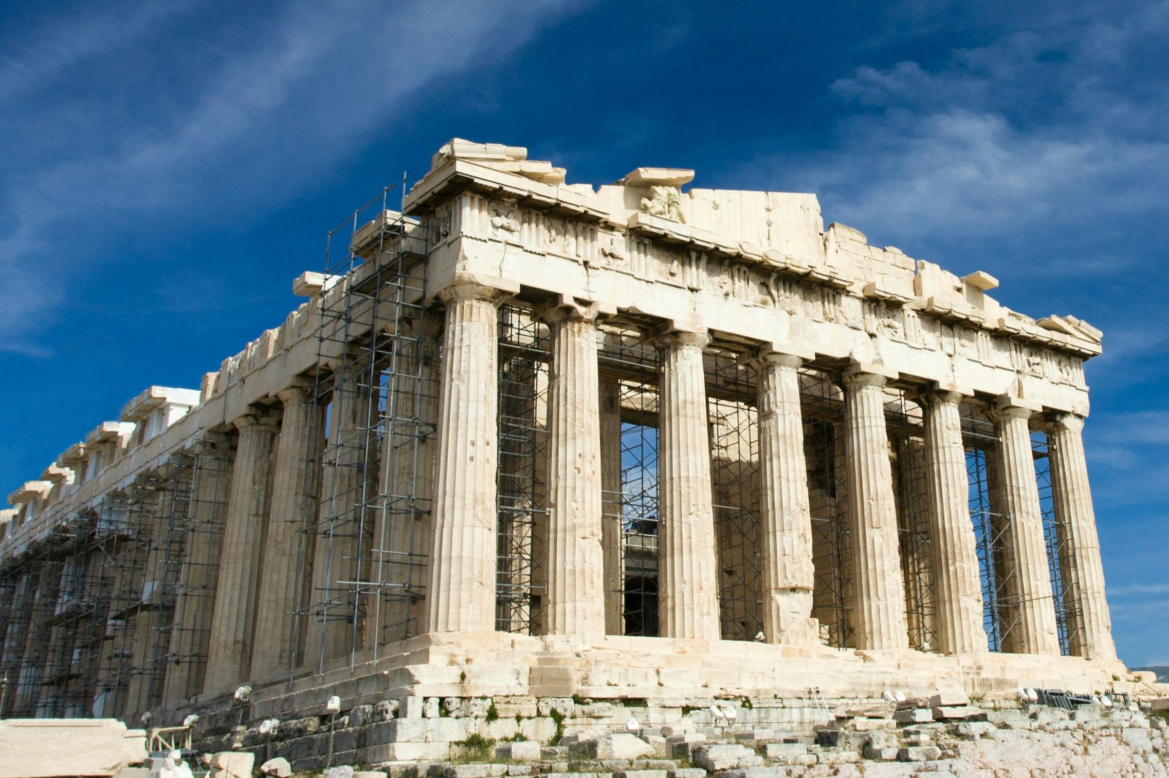 Ο Παρθενώνας, στην Ακρόπολη της Αθήνας