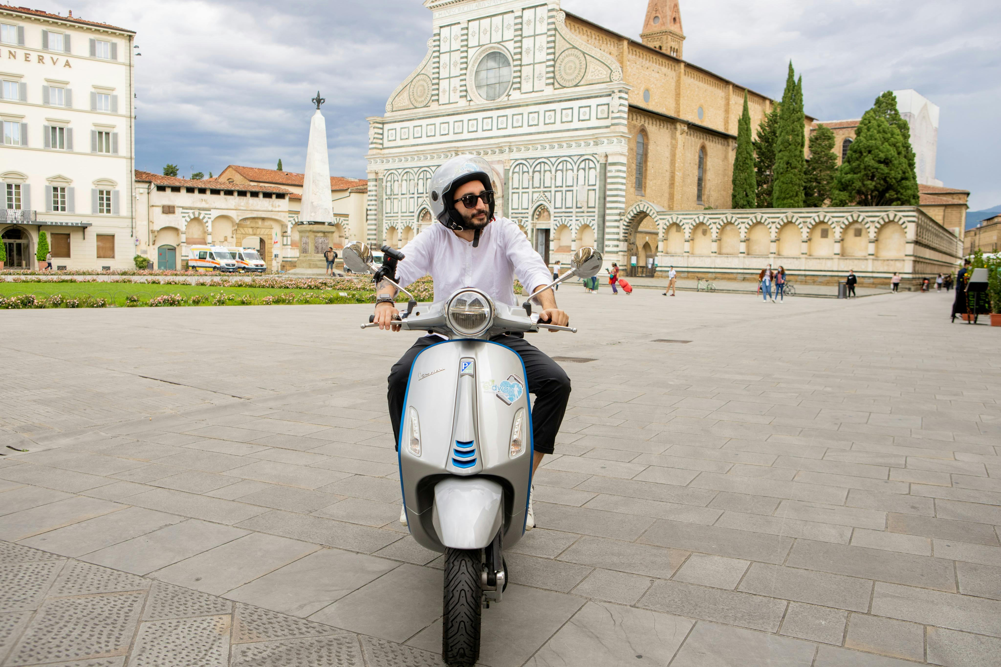 Elektrisk vespa på turné