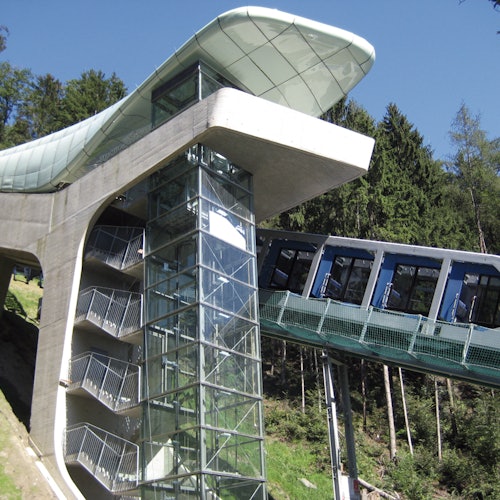 Roundtrip Funicular Ride: Innsbruck to Hungerburgbahn