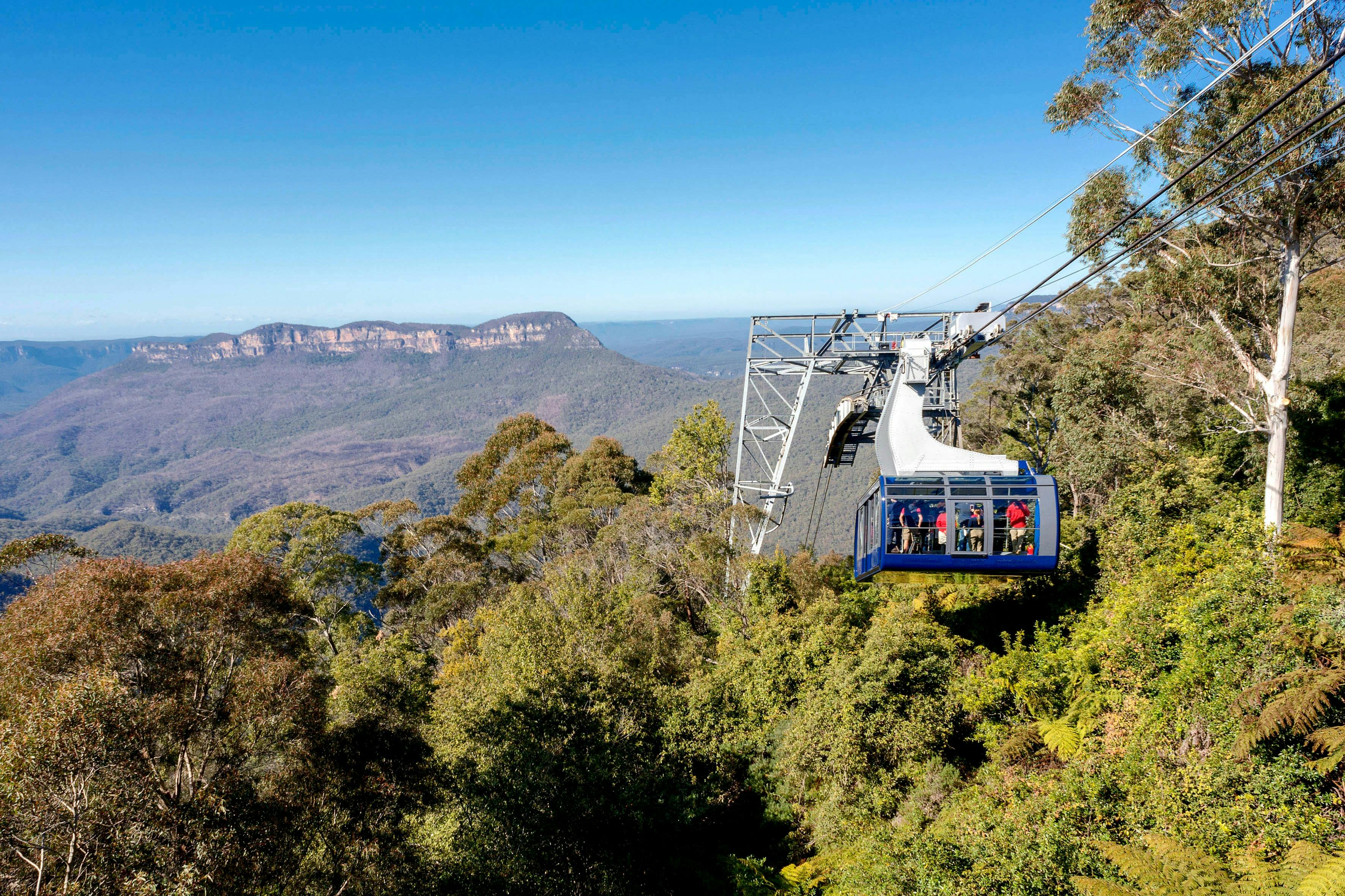 Genießen Sie die aufregenden Fahrten in der Scenic World