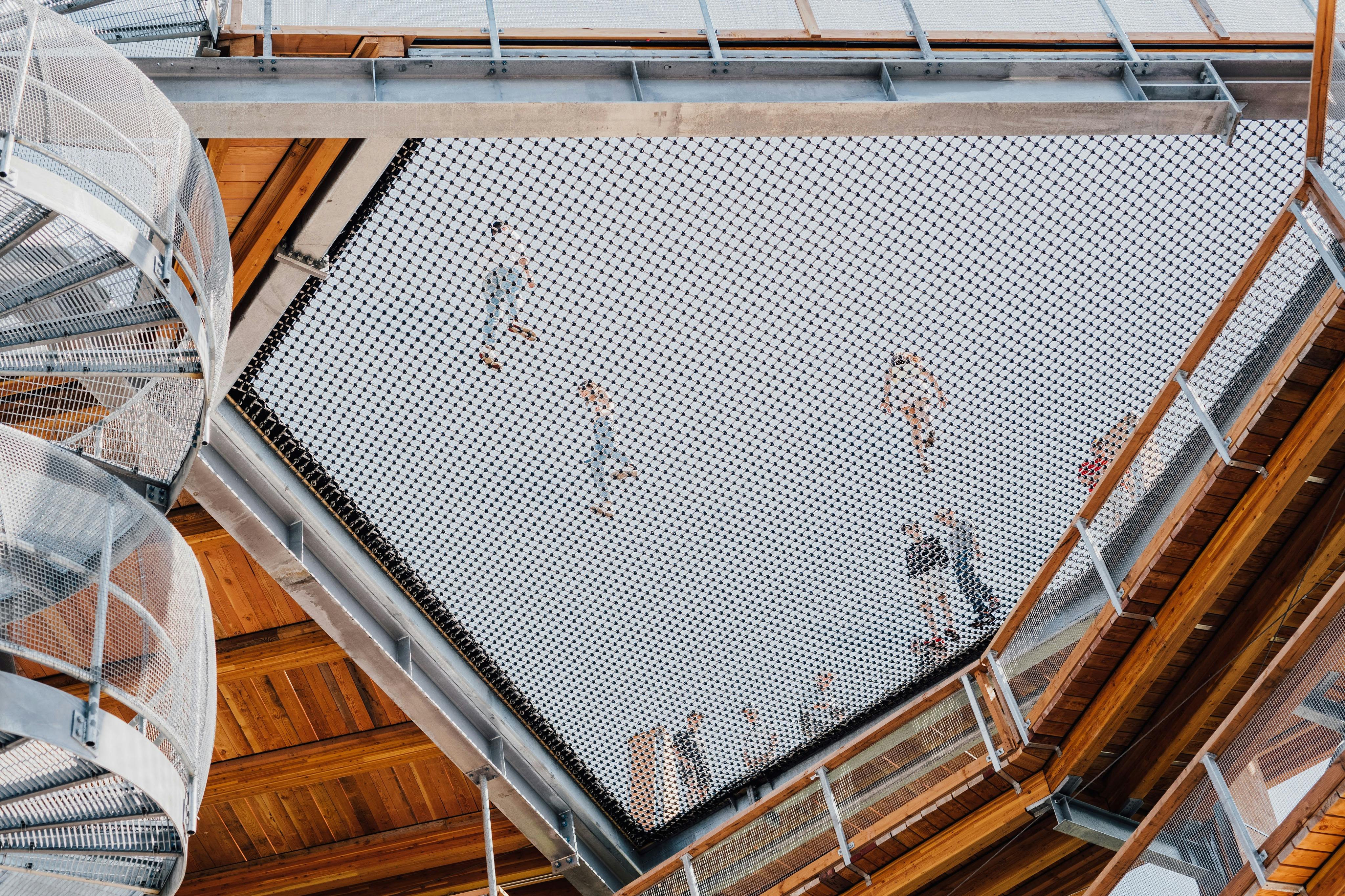 Adventure Net from below