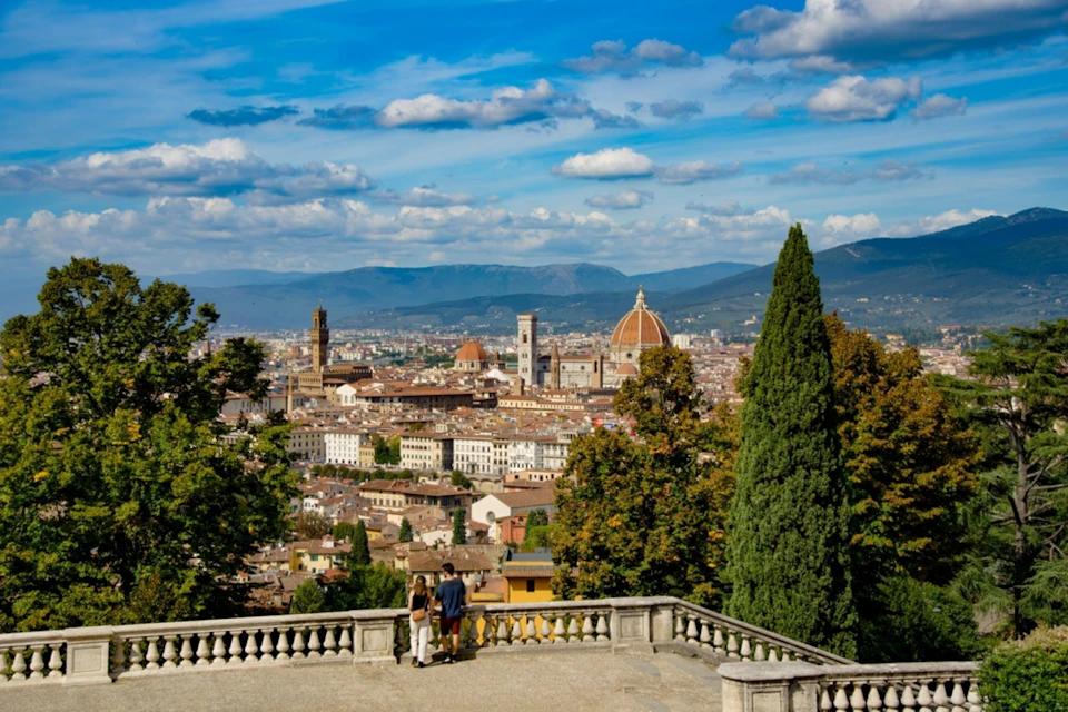 Breathtaking view of Florence from above