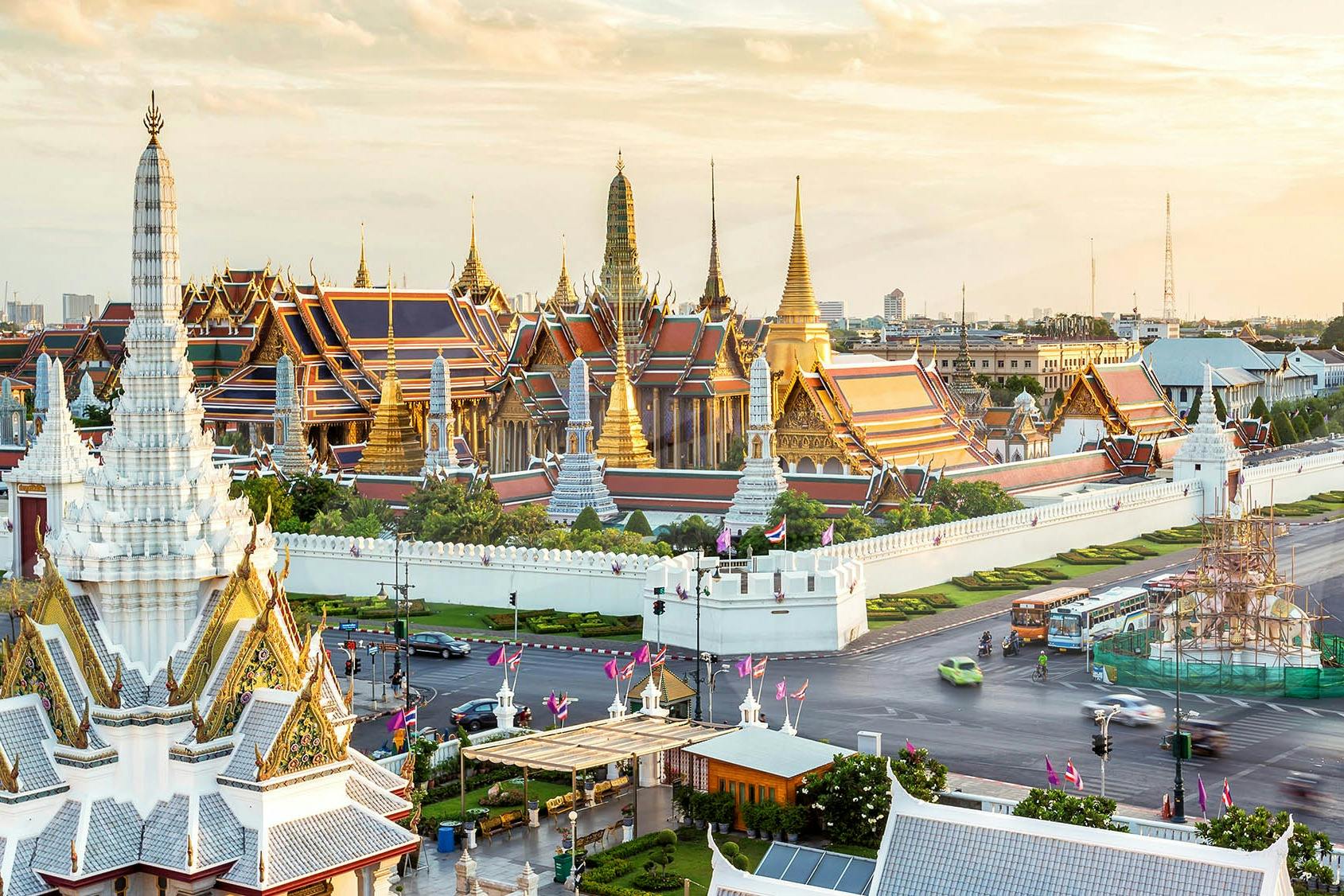 Το κτιριακό συγκρότημα του Μεγάλου Παλατιού όπως φαίνεται από τον ουρανό